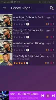 Free Online Music Player android App screenshot 2