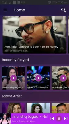 Free Online Music Player android App screenshot 4